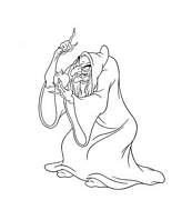 coloriage blanche neige sorciere
